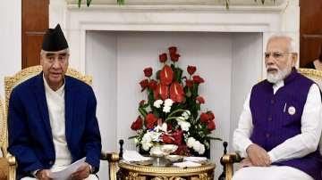 नेपाली प्रधानमंत्री शेर बहादुर देउबा तीन दिन के भारत दौरे पर, दोनों देशों के बीच हुए कई बड़े समझौतो पर हस्ताक्षर