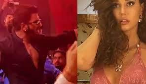 बॉलीवुड अभिनेता रणवीर सिंह और दिशा पटानी ने दिल्ली की शादी में अपने डांस मूव्स से मंच पर आग लगा दी।