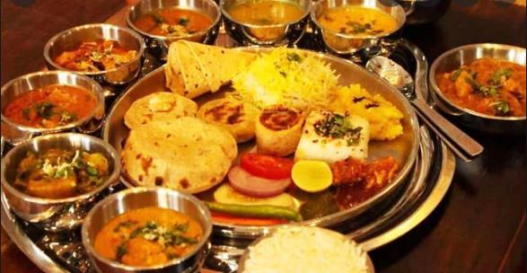 राजस्थान का प्रसिद्ध भोजन।