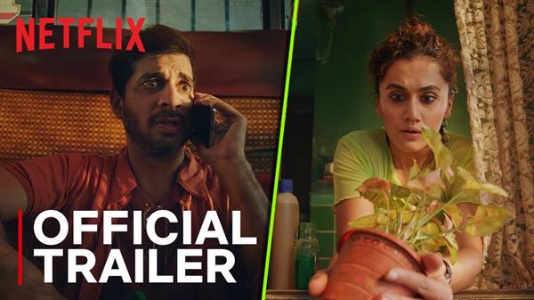 Watch New Official Trailer of Taapsee Pannu and Tahir Raj Bhasin's Looop Lapeta on Netflix India
