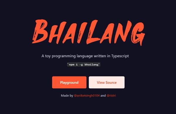'भाई-लैंग' प्रोग्रामिंग भाषा : दो भारतीय इंजीनियर दोस्तों द्वारा निर्मित जावा-आधारित प्रोग्रामिंग स्क्रिप्ट 