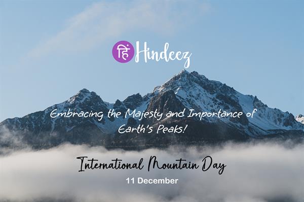 International Mountain Day 2023.