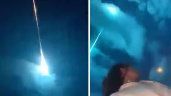 Videos of ‘breathtaking’ blue meteor lighting up skies over Spain, Portugal stun netizens: Watch